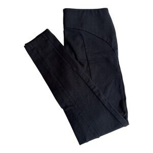 ANN TAYLOR SIDE ZIP STRAIGHT LEG ANKLE PANT IN BLACK SIZE 2 EUC DRESS OR CASUAL